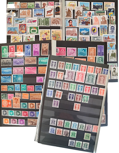 INDE - Lot de timbres en majorité...