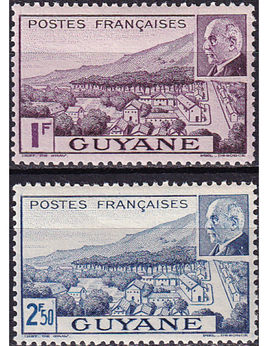 GUYANE - n°  172 à 173 ** - Vue de...