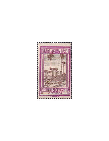 GUYANE - Timbres-taxe - n°   17 * -...