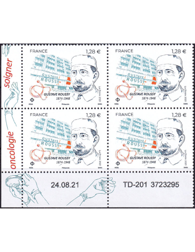 Timbre  n° 5521 ** - Coin daté (2021)...