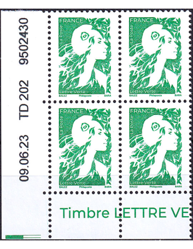 Timbre  n° 5730 ** - Coin daté (2023)...