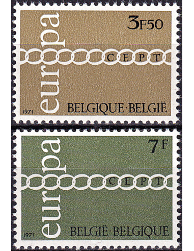 BELGIQUE - n° 1578 à 1579 ** - Europa...