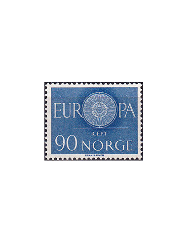 NORVEGE - n°  407 **- Europa 1960