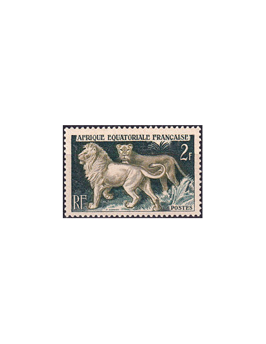 A.E.F. - n°  239 ** - Faune - Lion et...