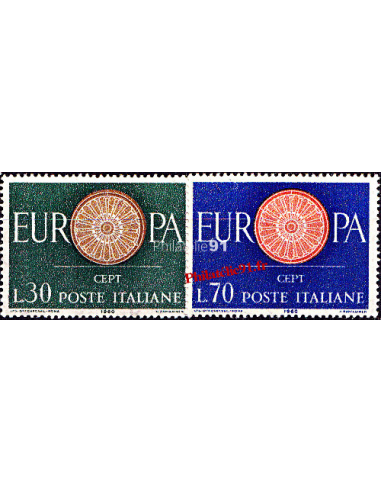 ITALIE - n°  822 à 823 ** - EUROPA 1960