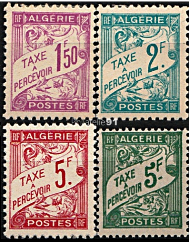 ALGERIE - Timbres-Taxe - n°   29 à 32...