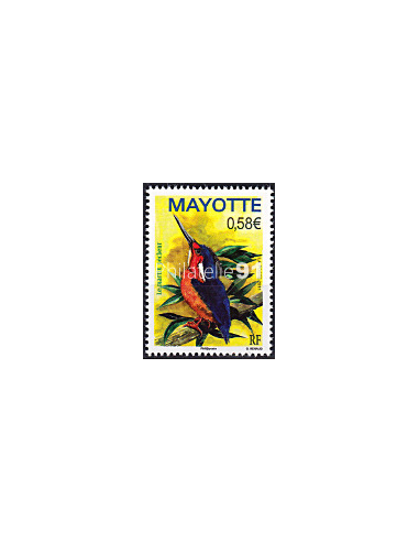 Mayotte - n°  249 ** - Le martin-pêcheur