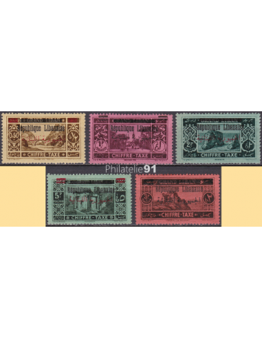 GRAND LIBAN - Timbres-Taxe - n°   21...