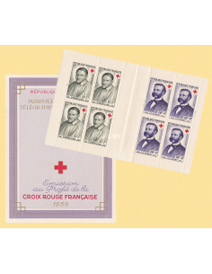 Carnet de timbres Croix-Rouge 1960 neuf**. - Philantologie