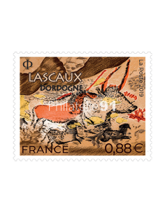 Carnet de 8 timbres Poste adhésifs Bons baisers de France