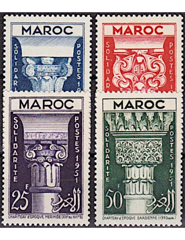 MAROC - n°  315 à 318 *- Solidarité...