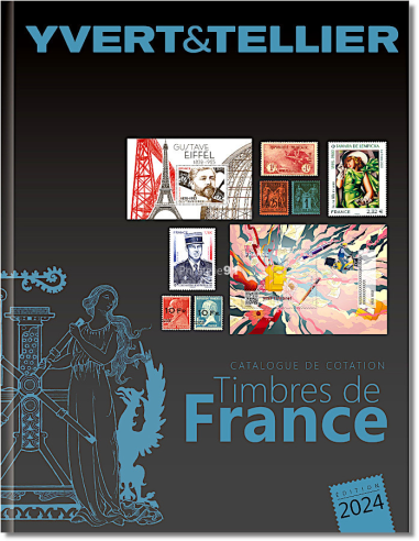 Yvert et Tellier Tome 1 - catalogue des timbres de France 2024